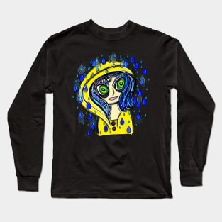 Raindrops and Crazed Thoughts Long Sleeve T-Shirt